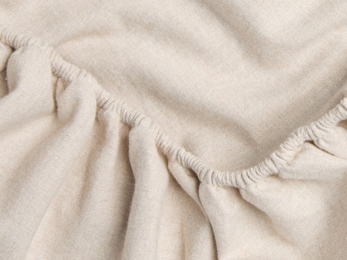 Flannel Fitted Sheet (Bone) Position 2