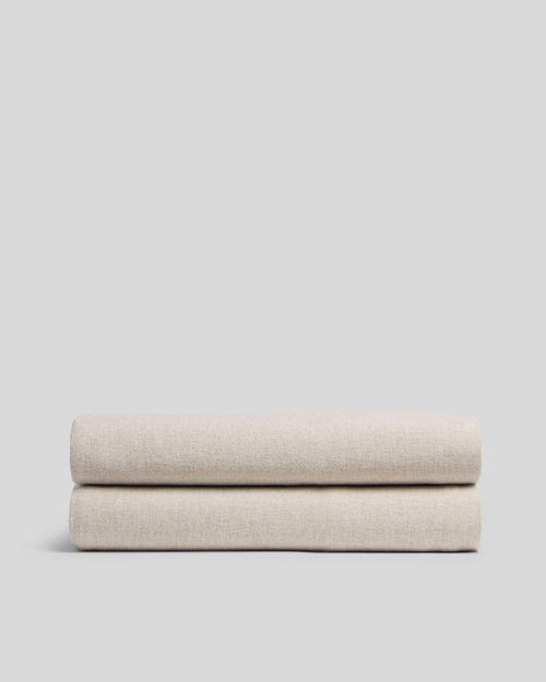 Flannel Fitted Sheet (Bone) Position 1